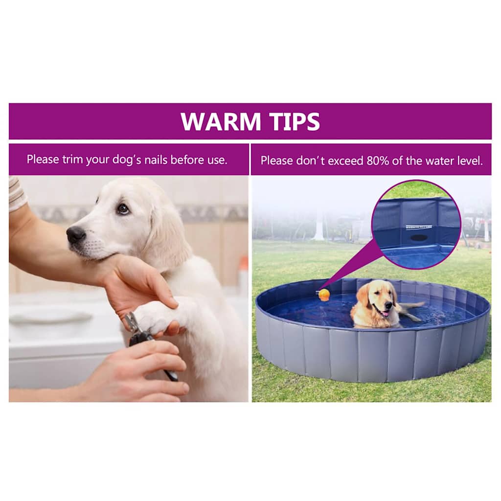Piscina Para Perros Plegable Pvc