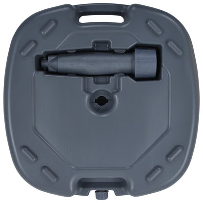 Base De Sombrilla Portátil Rellenable Con Arena/Agua