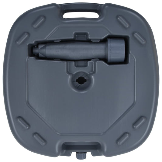 Base De Sombrilla Portátil Rellenable Con Arena/Agua