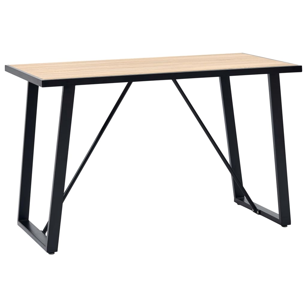 Mesa De Comedor De Mdf Color Roble