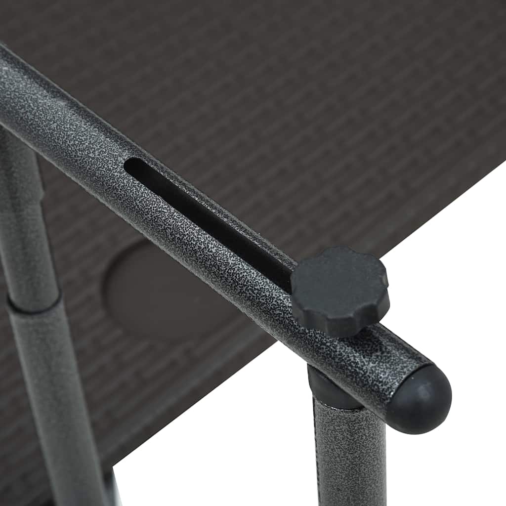 Mesa Balcón Colgante Plástico Aspecto Ratán 60X64X83,5Cm
