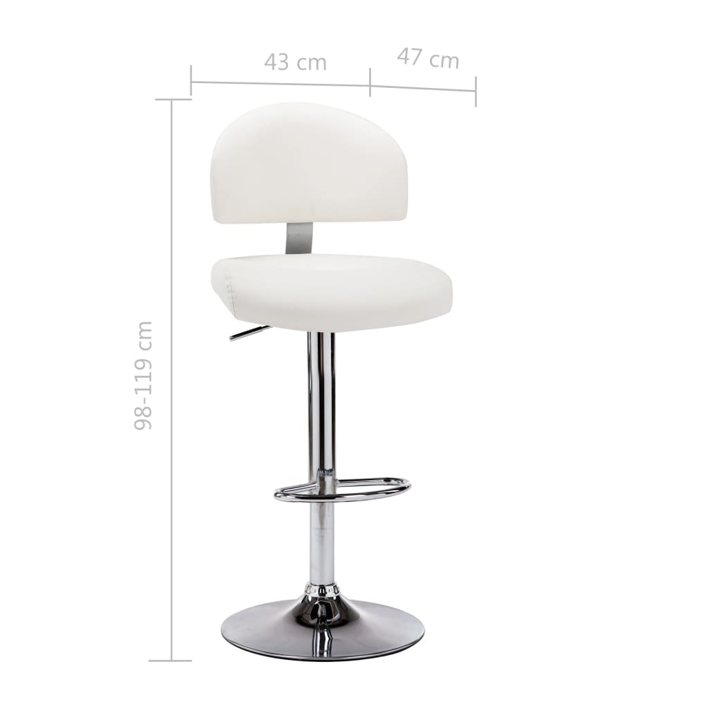 Taburete De Cocina Cuero Sintético