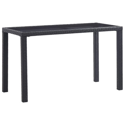 Mesa De Jardín Madera Maciza Acacia Gris Y Marrón