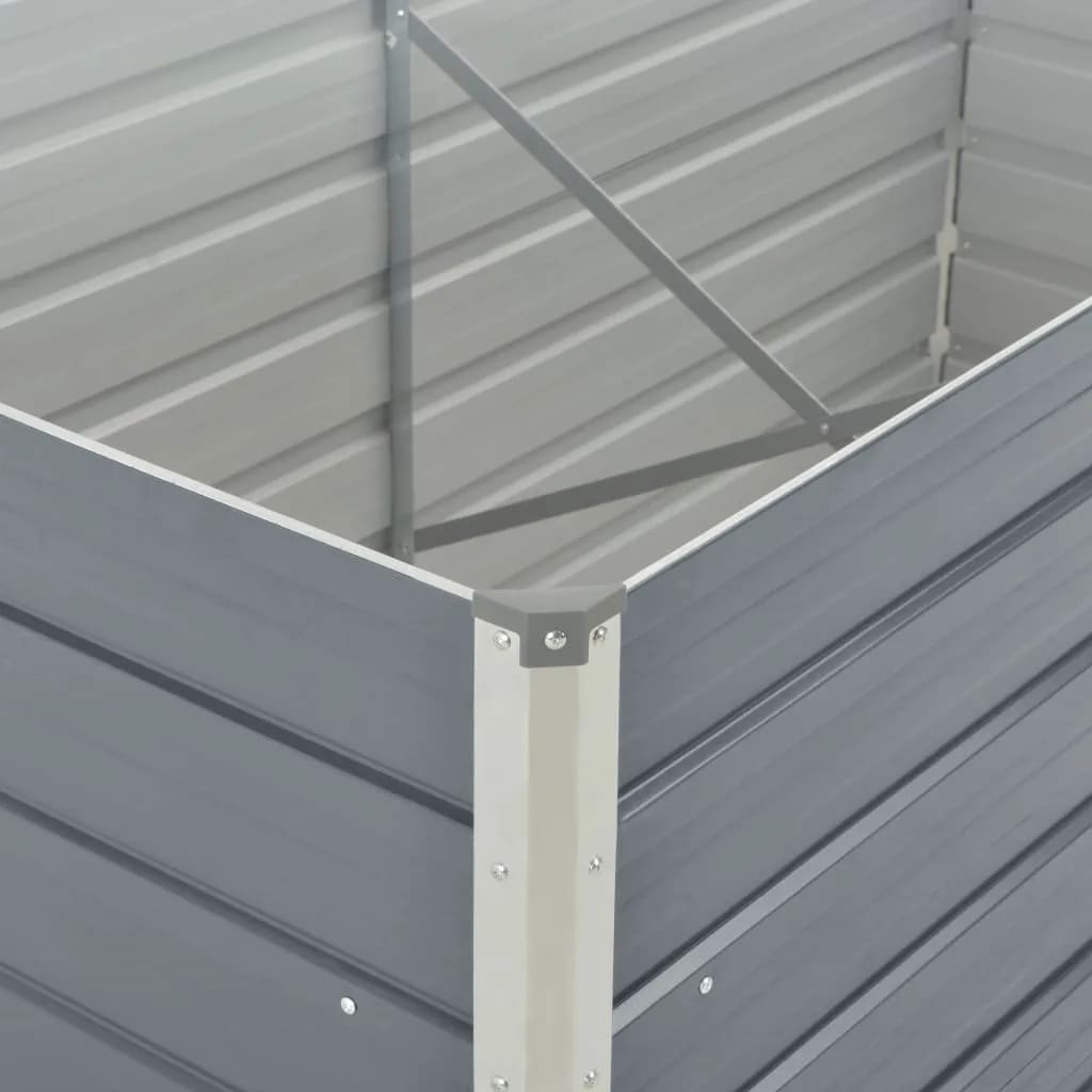 Jardinera Elevada De Acero Galvanizado