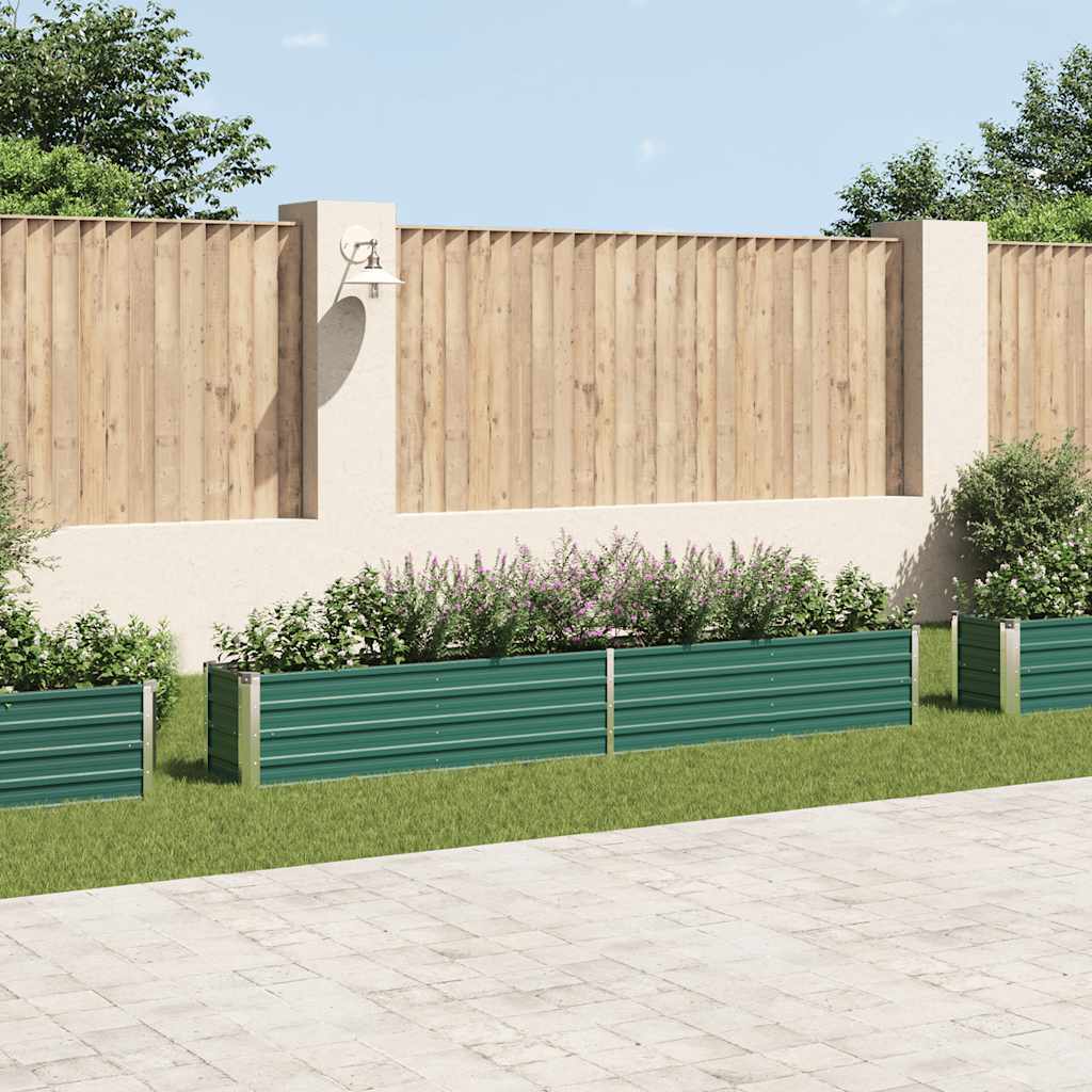 Jardinera Elevada De Acero Galvanizado