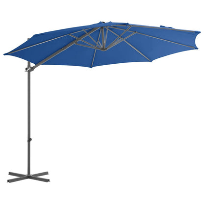 Sombrilla De Jardín Voladiza Palo De Acero Azure 300 Cm