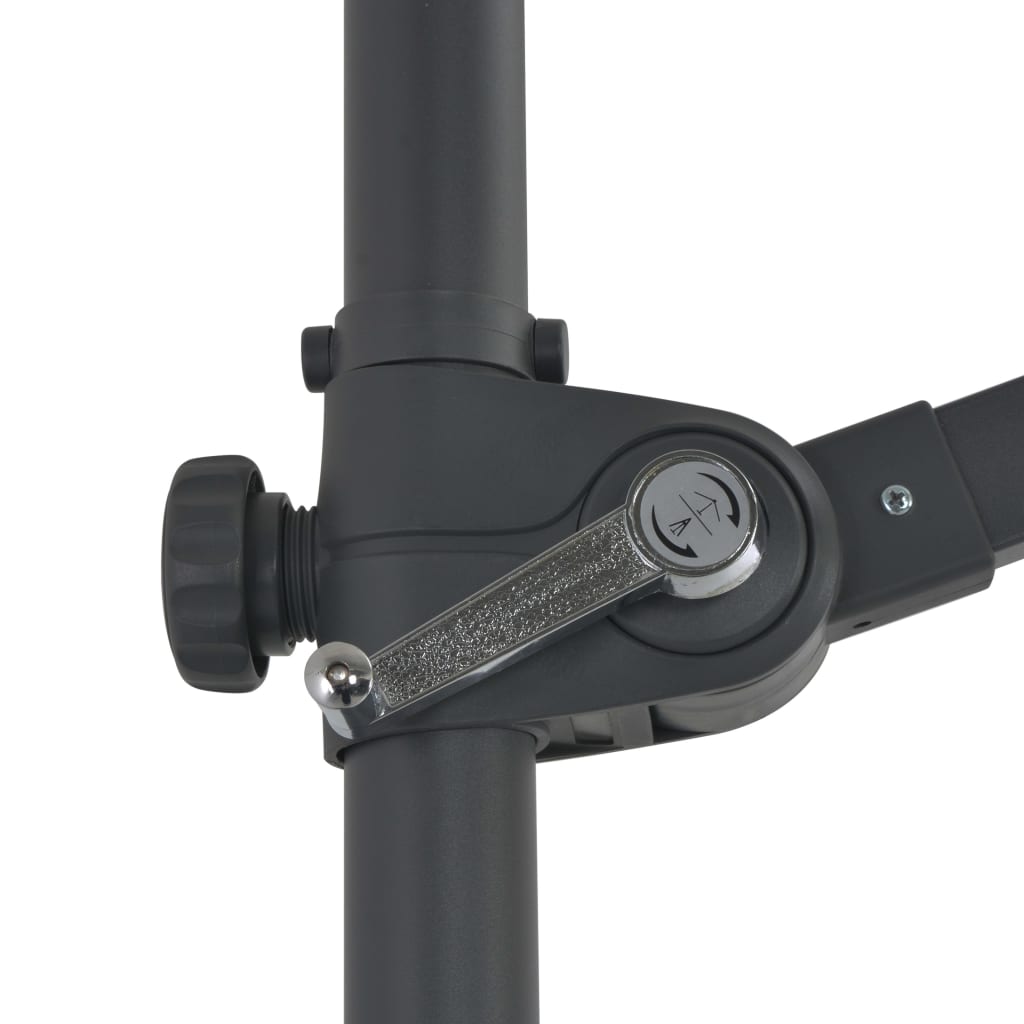 Sombrilla De Jardín Voladiza Palo De Acero Azure 300 Cm