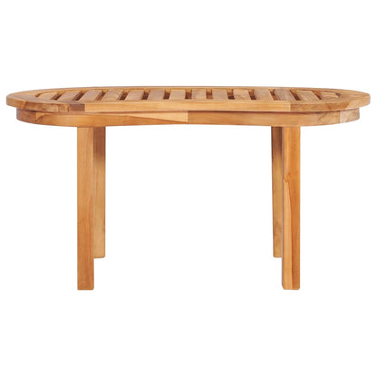 Mesa De Centro De Madera Maciza De Teca 90X50X45 Cm