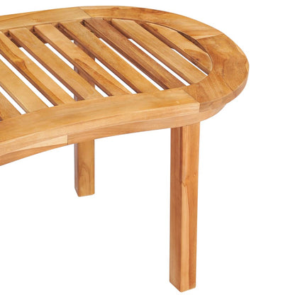 Mesa De Centro De Madera Maciza De Teca 90X50X45 Cm