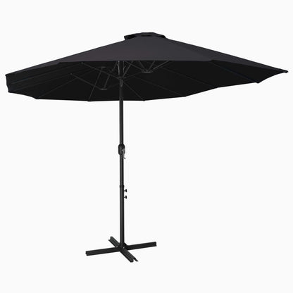 Sombrilla De Jardín Con Palo De Aluminio 460X270 Cm