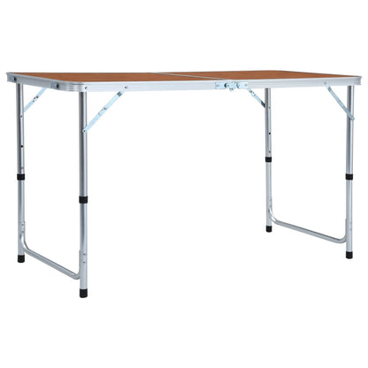 Mesa De Camping Plegable Aluminio
