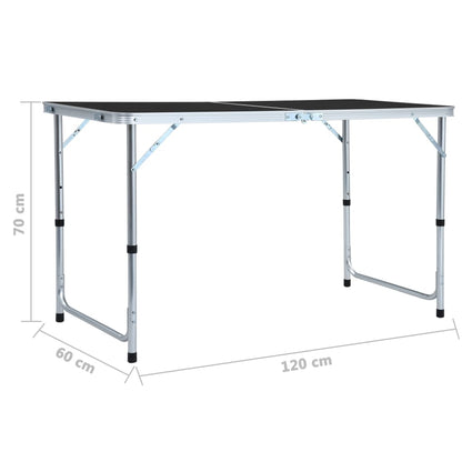 Mesa De Camping Plegable Aluminio