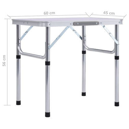 Mesa De Camping Plegable Aluminio 60X45 Cm