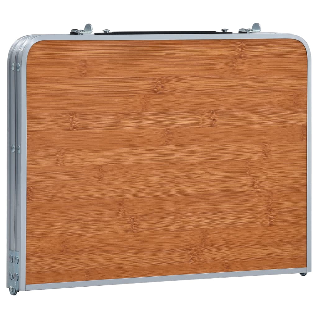 Mesa De Camping Plegable Aluminio 60X40 Cm