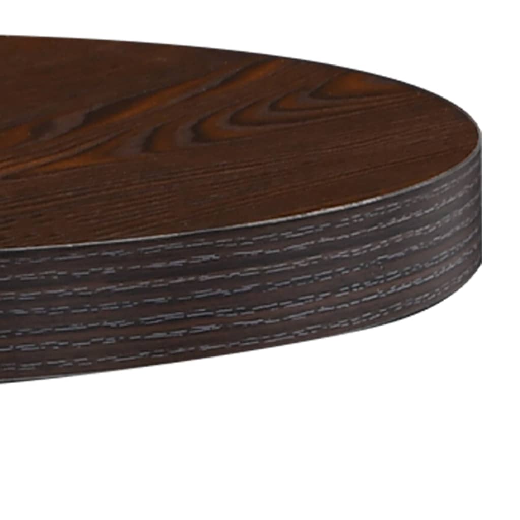 Mesa De Bistró Mdf Marrón Oscuro 40 Cm