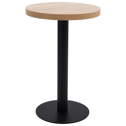 Mesa De Bistró Mdf Marrón Oscuro 40 Cm