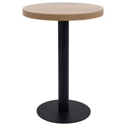 Mesa De Bistró Mdf Marrón Oscuro 40 Cm