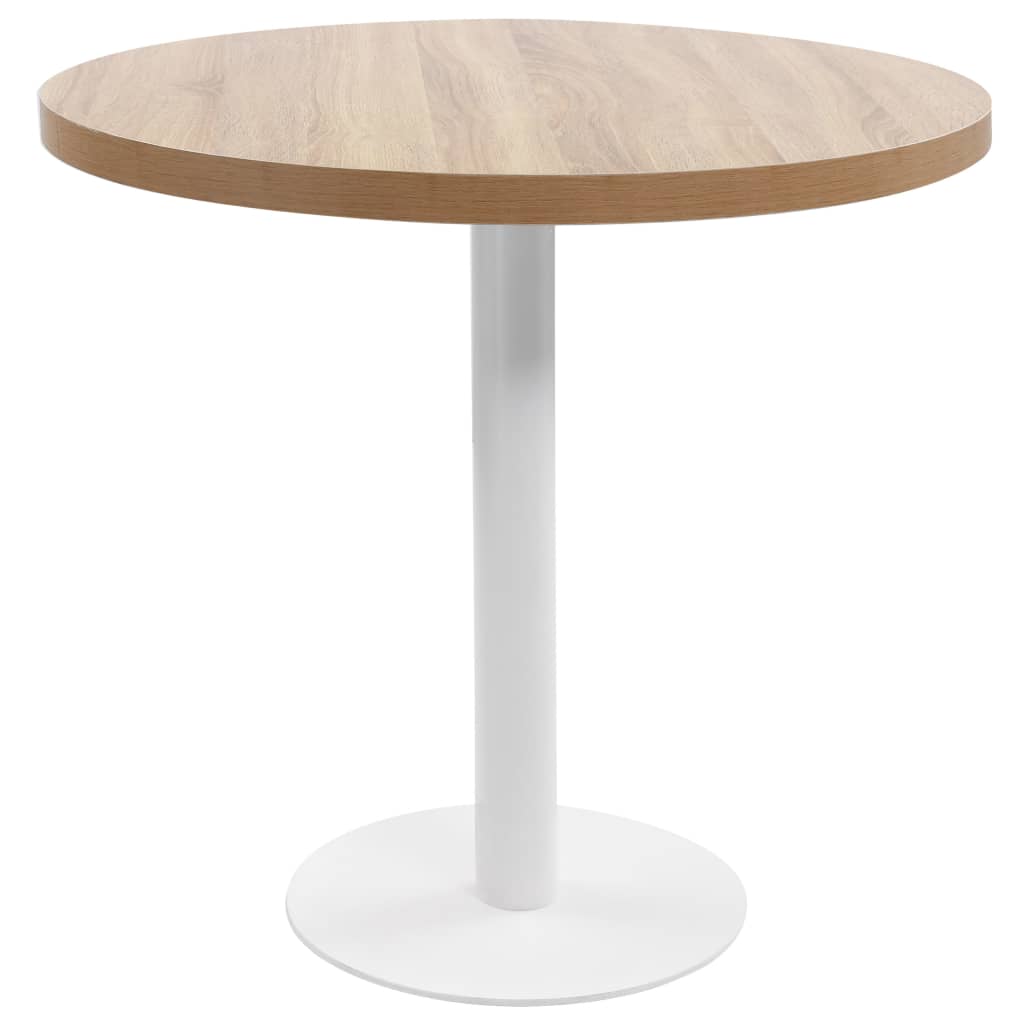 Mesa De Bistró Mdf Marrón Oscuro 40 Cm