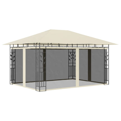 Cenador Con Mosquitera Gris Taupe 6X3X2,73 M 180 G/M²