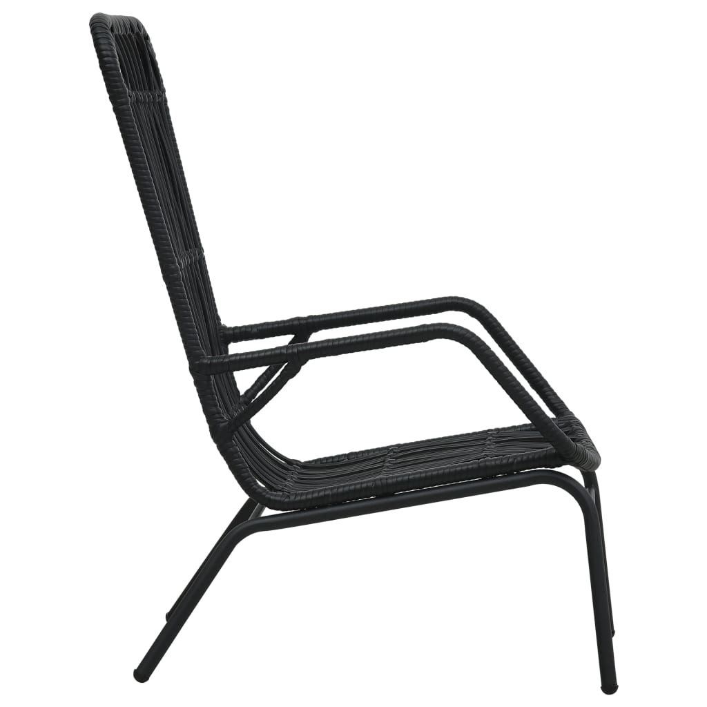 Silla De Jardín De Ratán Sintético