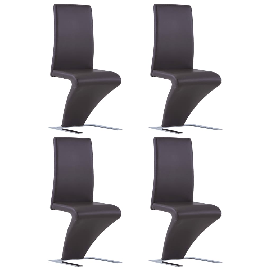 Sillas De Comedor 6 Unidades Cuero Sintético
