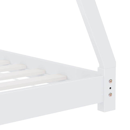 Estructura De Cama Infantil Madera Maciza Pino Blanca