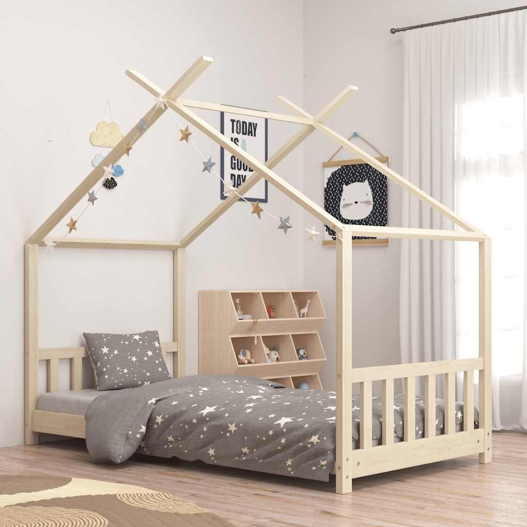 Estructura De Cama Infantil Madera Maciza Pino