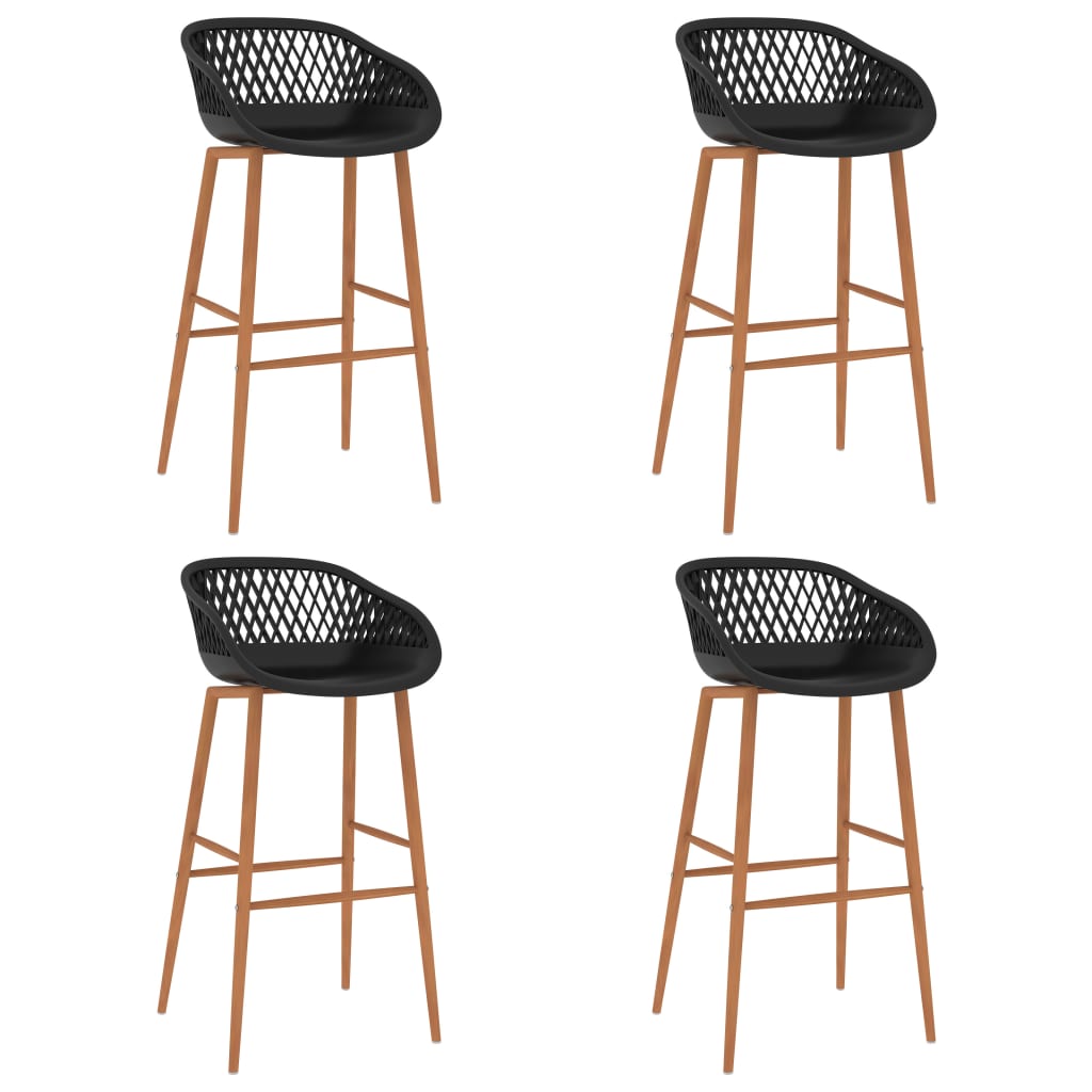 Taburetes De Cocina 4 Unidades Gris