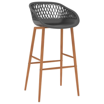 Taburetes De Cocina 4 Unidades Gris