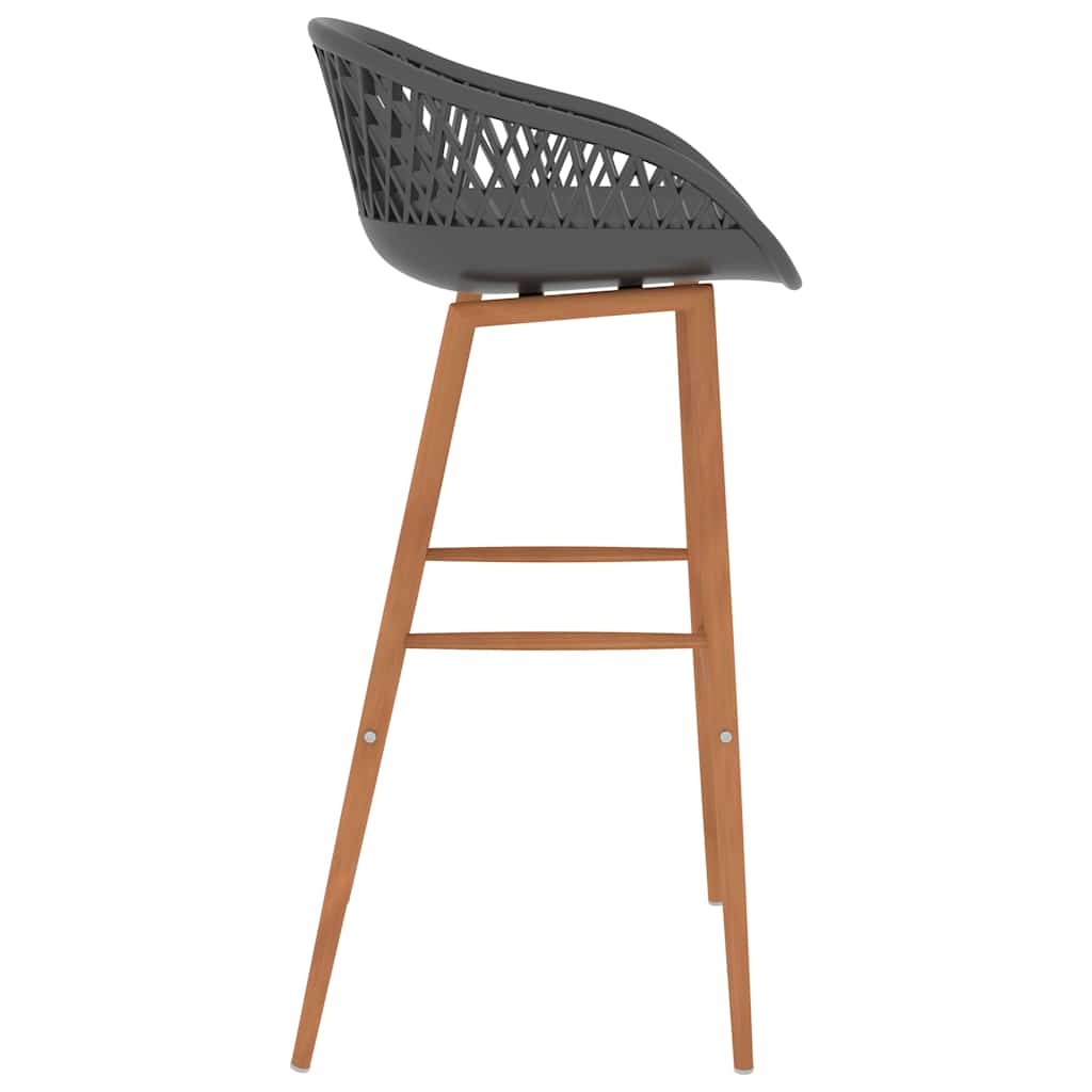 Taburetes De Cocina 4 Unidades Gris