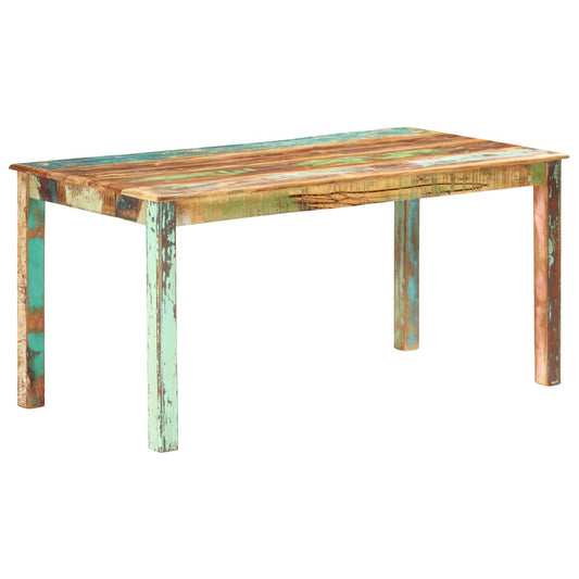 Mesa De Comedor De Madera Maciza Reciclada