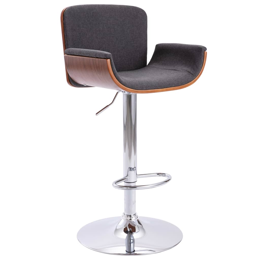 Taburete De Cocina Tela Gris