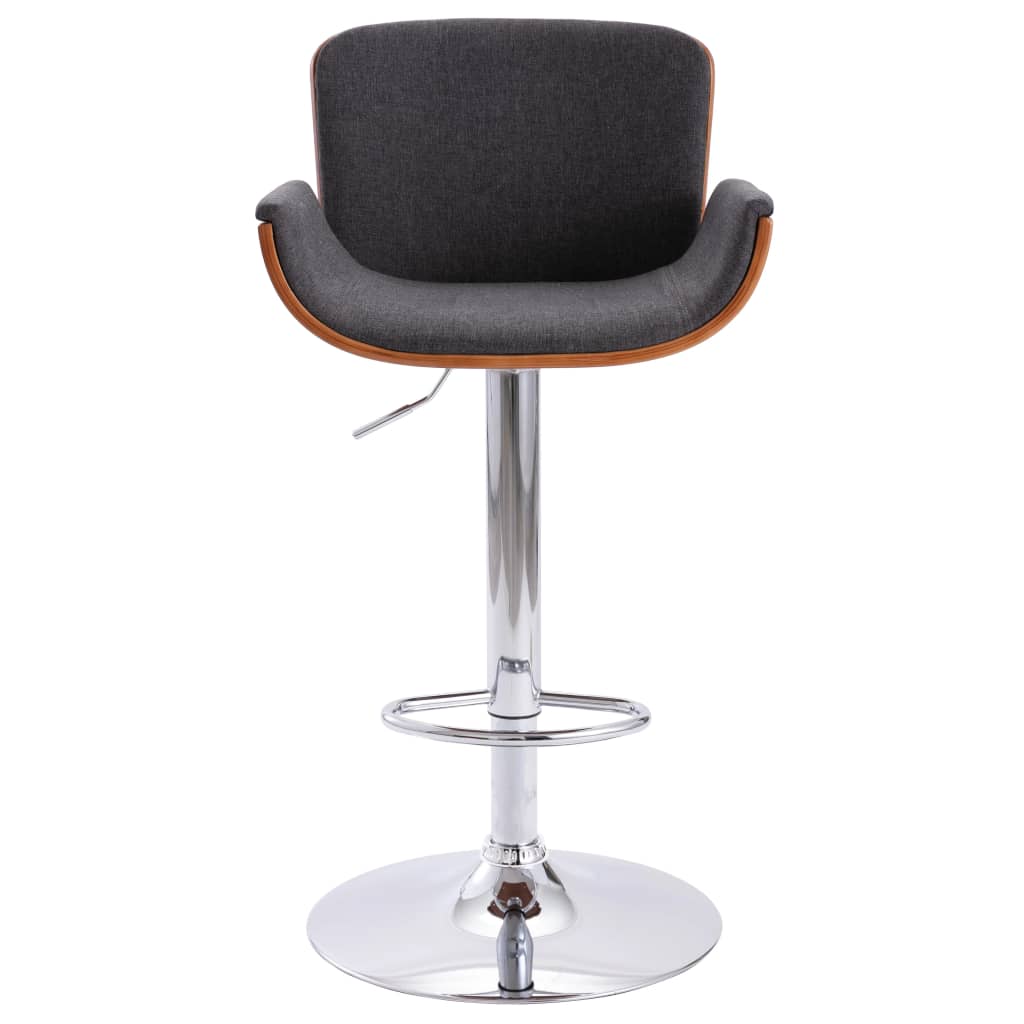 Taburete De Cocina Tela Gris