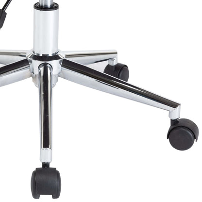 Silla De Comedor Giratoria Madera Curvada Cuero Sintético