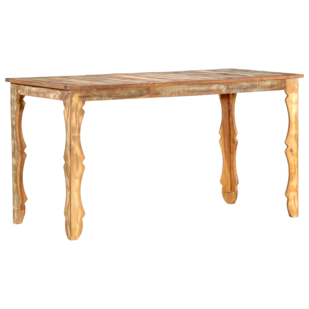 Mesa De Comedor De Madera Maciza Reciclada
