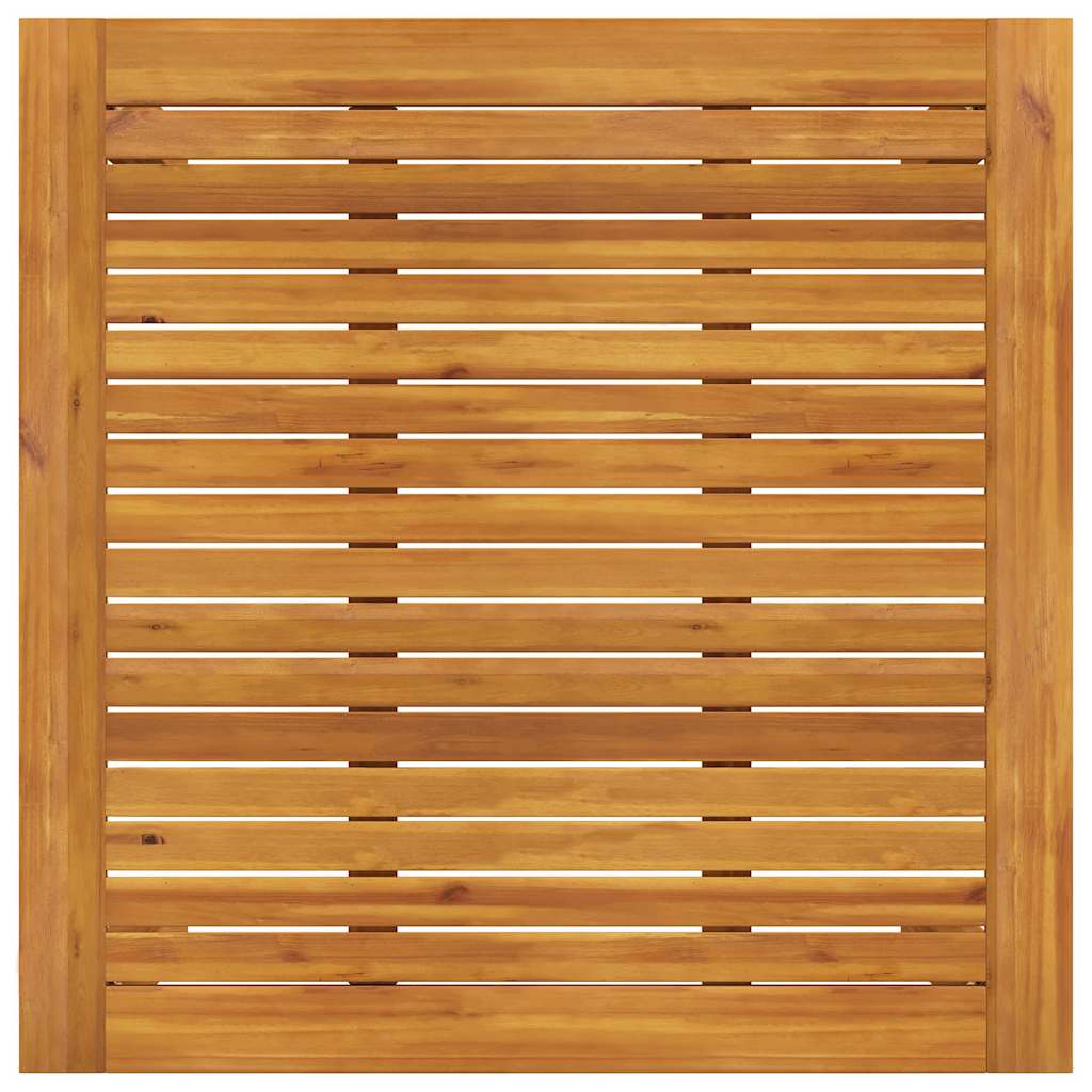 Mesa De Jardín Madera Maciza De Acacia