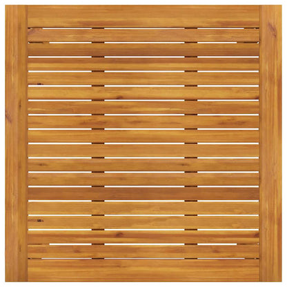 Mesa De Jardín Madera Maciza De Acacia