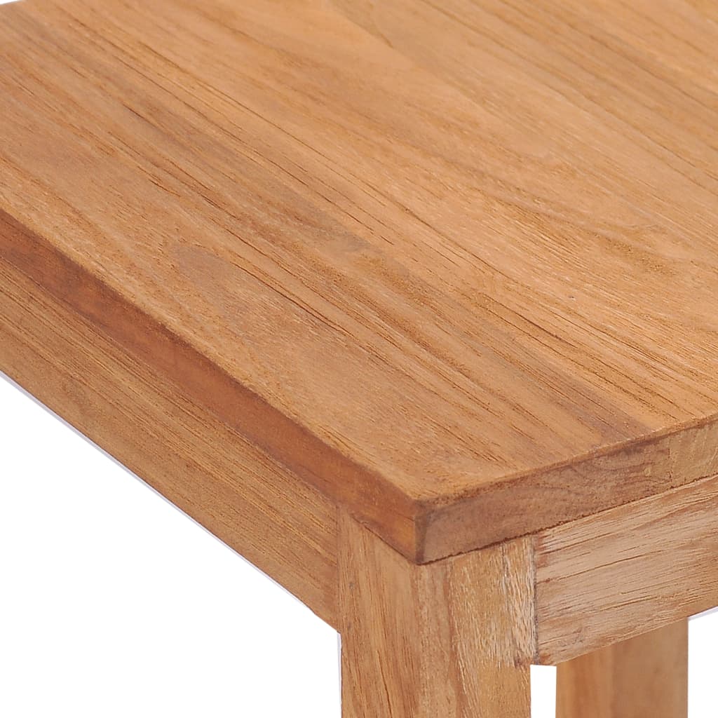 Taburetes De Barra De Cocina 4 Unidades Madera Maciza De Teca