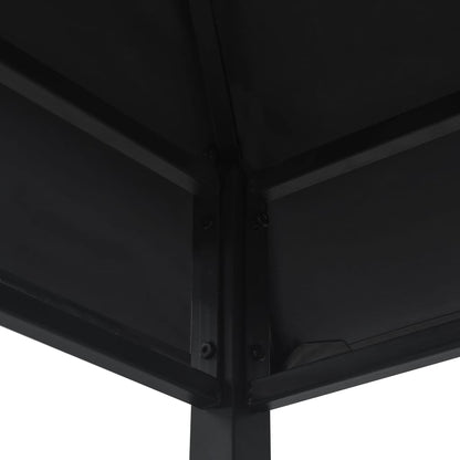 Cenador De Bbq Acero Antracita 240X150X255 Cm