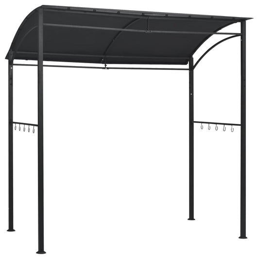 Cenador De Barbacoa Acero Gris Antracita 215X150X220 Cm
