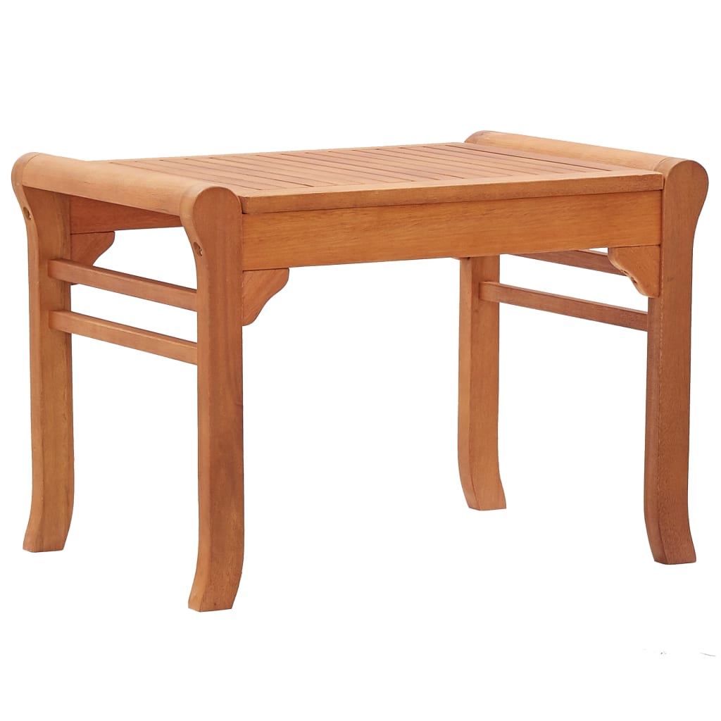 Banco De Jardín Madera Maciza De Eucalipto 64 Cm