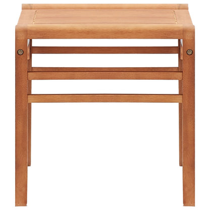 Banco De Jardín Madera Maciza De Eucalipto 64 Cm