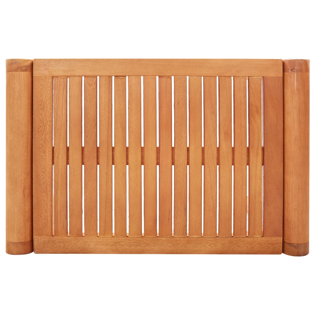 Banco De Jardín Madera Maciza De Eucalipto 64 Cm