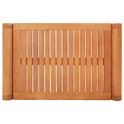 Banco De Jardín Madera Maciza De Eucalipto 64 Cm