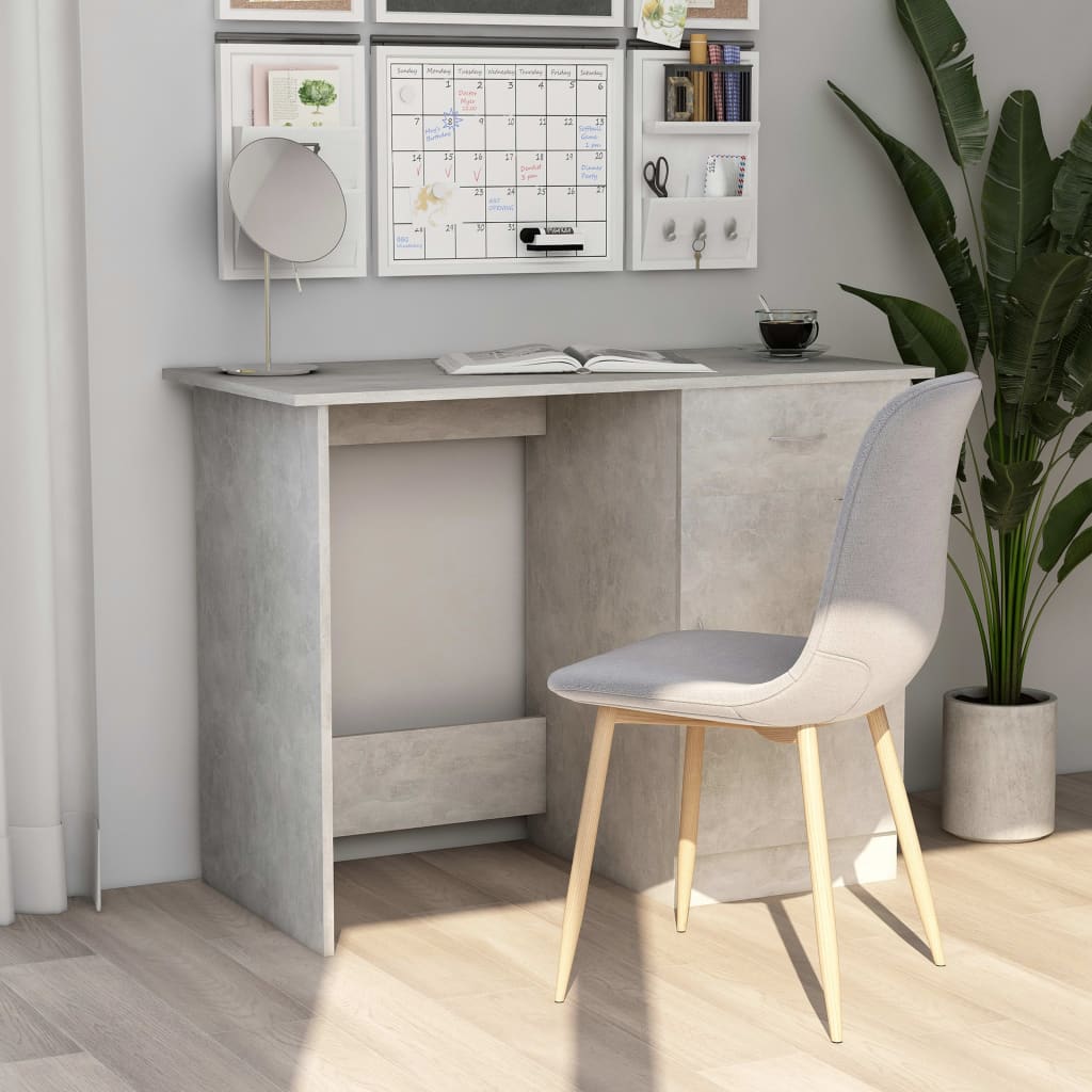 Escritorio De Madera De Ingeniería Envejecida 100X50X76 Cm