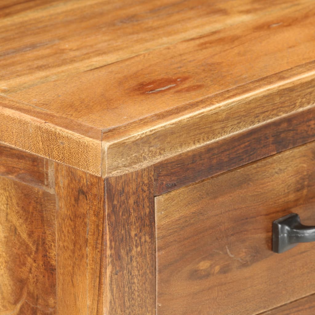 Botellero De Madera Maciza De Acacia 40X30X80 Cm
