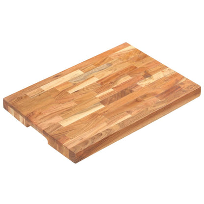 Tabla De Cortar De Madera Maciza De Acacia
