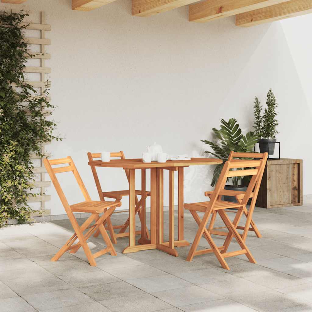 Mesa De Jardín Plegable Butterfly Madera De Teca