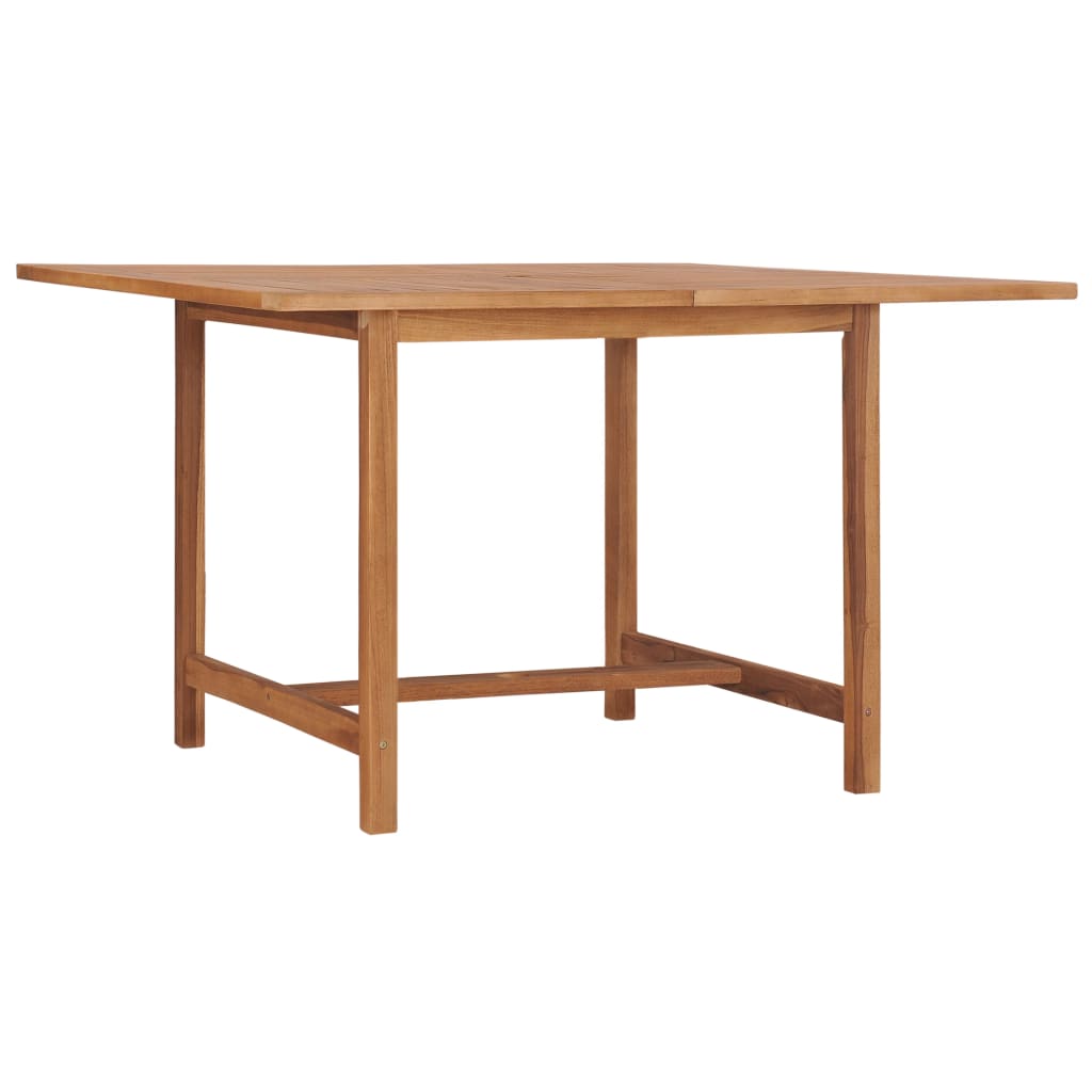 Mesa De Jardín De Madera De Teca Maciza