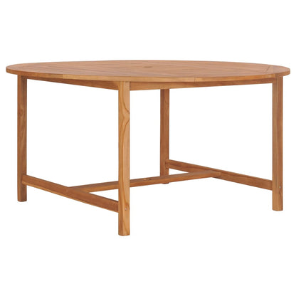 Mesa De Jardín De Madera De Teca Maciza